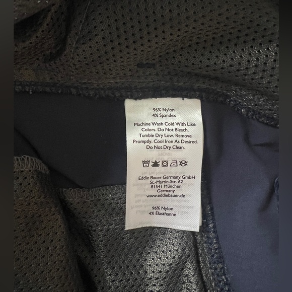 Eddie Bauer Sightscape Horizon Convertible Roll-Up Pants, Atlantic blue sz 12 - Picture 8 of 10